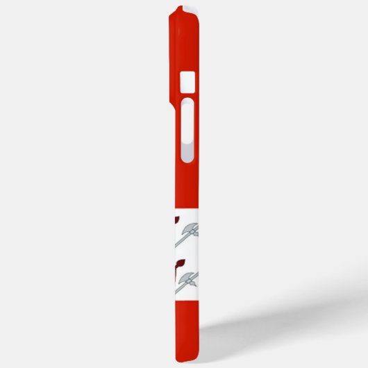 Red White Banner Groothertogdom Toscane Case-Mate iPhone Case (Achterkant / Links)