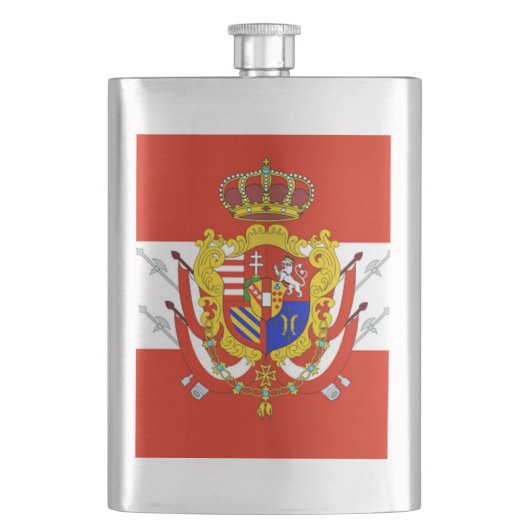 Red White Banner Groothertogdom Toscane Flacon (Voorkant)