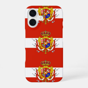 Red White Banner Groothertogdom Toscane iPhone 16 Hoesje