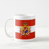 Red White Banner Groothertogdom Toscane Koffiemok (Links)