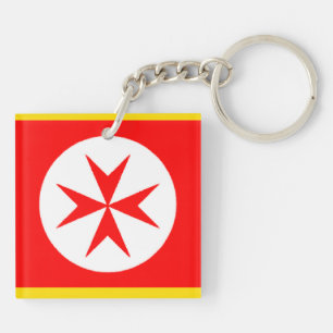 Red White Banner Groothertogdom Toscane Sleutelhanger