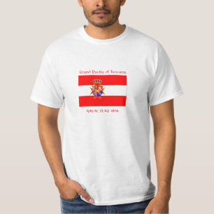 Red White Banner Groothertogdom Toscane T-shirt