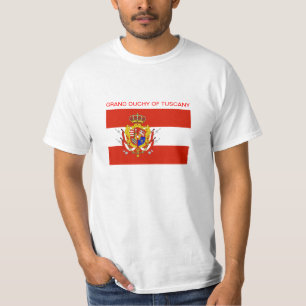 Red White Banner Groothertogdom Toscane T-shirt