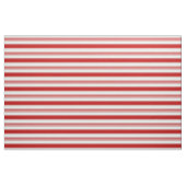 Red & White Beach Stripes (op grote schaal) Stof (Yard (91,4 cm))