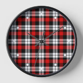 Red White Black Buffalo Check Pset Pattern (Voorkant)