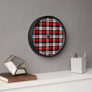 Red White Black Buffalo Check Pset Pattern