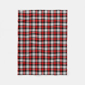 Red White Black Buffalo Check Pset Pattern Fleece Deken (Voorkant)