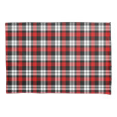 Red White Black Buffalo Check Pset Pattern Kussensloop (Voorkant-Links)