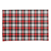 Red White Black Buffalo Check Pset Pattern Kussensloop (Voorkant-Rechts)