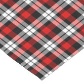 Red White Black Buffalo Check Pset Pattern Lange Tafelloper (Hoek)