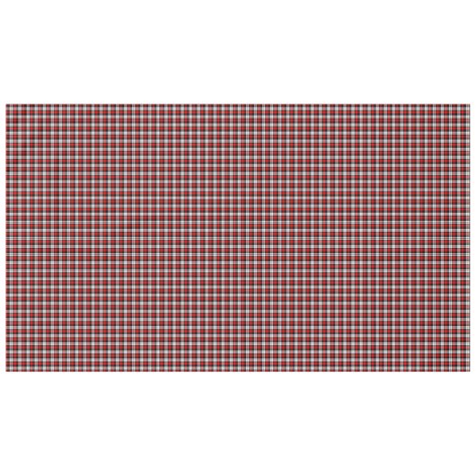 Red White Black Buffalo Check Pset Pattern Tafelkleed (Voorkant (Horizontaal))