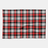 Red White Black Buffalo Check Pset Pattern Theedoek (Horizontaal)