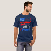 Red White Blessed 4 juli Patriotic America T-shirt (Voorkant volledig)