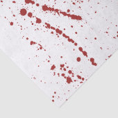 Red & White Bloody Splatter, Fun Halloween Tissuepapier (Detail)