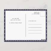 Red White Blue 4th of JULY BBQ Party Invitation Briefkaart (Achterkant)