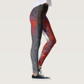 Red White Blue Abstract alle Leggings (Rechts)