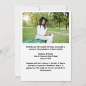 Red White Blue Afstuderen aangepast Afstuderen 202 Aankondiging (Achterkant)