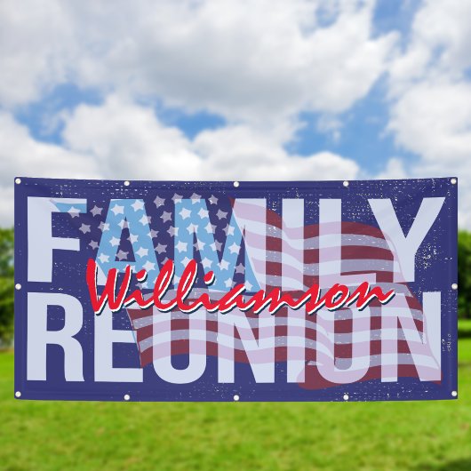 Red White Blue American Family Reunion Spandoek