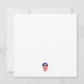 Red White Blue American Flag Mouth (Achterkant)