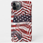 Red White Blue American Stripes-vlag iPhone Hoesje (Achterkant)