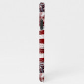Red White Blue American Stripes-vlag iPhone Hoesje (Rechterkant)