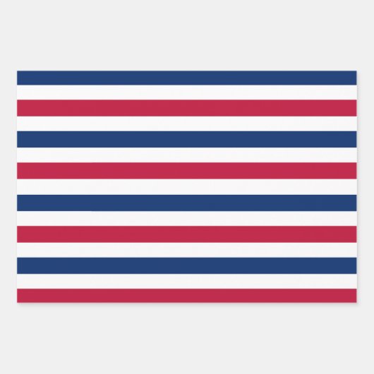 Red White Blue American, Verenigde Staten van 4 ju Inpakpapier Vel (Voorkant 3)