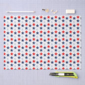 Red White & Blue Americana Stars Tissuepapier (Craft)