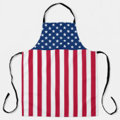 Red White Blue Amerikaanse vlag Schort (Voorkant)