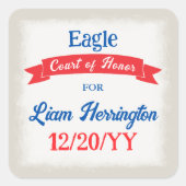 Red White Blue Celebration Sticker (Voorkant)