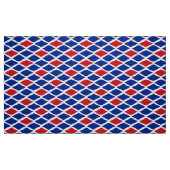 Red White Blue Diamond Snakeskin Stof (Fat Quarter)