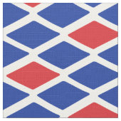 Red White Blue Diamond Snakeskin Stof (Close Up)