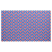 Red White Blue Diamond Snakeskin Stof (Yard (91,4 cm))