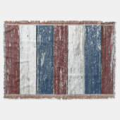 Red White Blue Driftwood Deken (Voorkant)