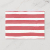 Red White Blue Fireworks Diaper Raffle Baby shower Informatiekaartje (Achterkant)