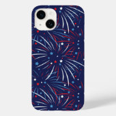 Red White Blue Fireworks-sterren Case-Mate iPhone Case (Achterkant)