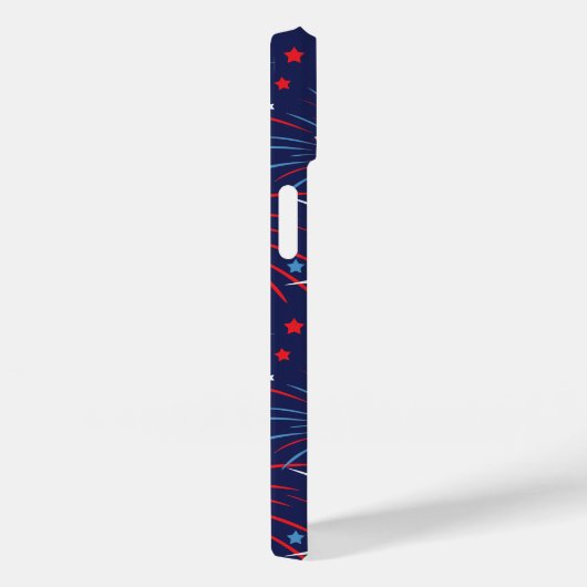 Red White Blue Fireworks-sterren Case-Mate iPhone Case (Achterkant / Rechts)