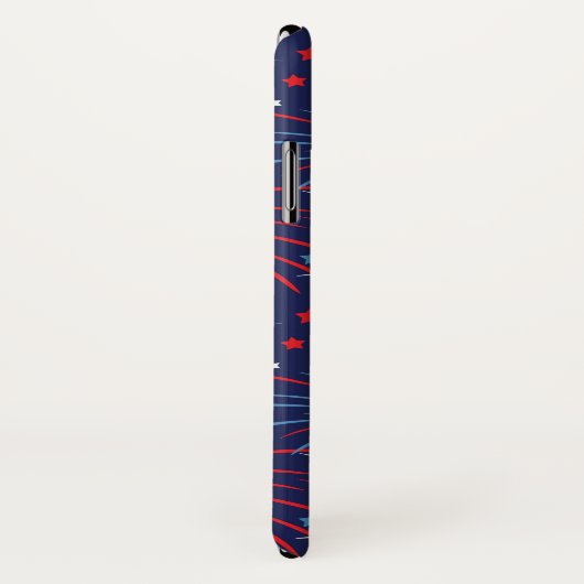 Red White Blue Fireworks-sterren Case-Mate iPhone Case (Achterkant / rechts)