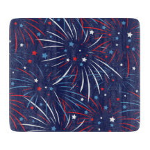 Red White Blue Fireworks-sterren