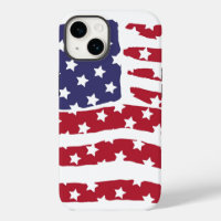 Red White Blue Flag Design Hoesje-Mate iPhone Case