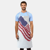 Red White Blue Flag Design Schort (Gedragen)