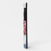 Red White Blue Floral Tribal Daisy Tattoo Pattern Case-Mate iPhone Case (Achterkant/links)
