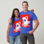 Red White Blue Gabbie the Ghost  T-shirt (Unisex)