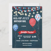 Red White Blue juli Fourth | 4e van juli 2010 Kaart (Voorkant)