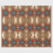 Red White Blue Kerstdecorting Baubles Cadeaupapier (Vlak)