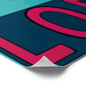 Red White Blue Lobster Poster (Hoek)