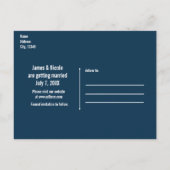 Red White & Blue Mason Jar & Lights Bewaar de datu Aankondigingskaart (Achterkant)