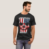 Red White Blue Oilfield Sterk T-shirt (Voorkant volledig)