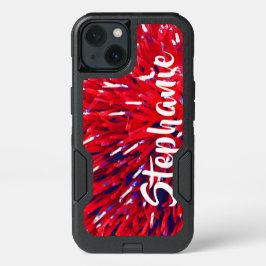Red White Blue op maat gemaakt iPhone XS Max Hoesj