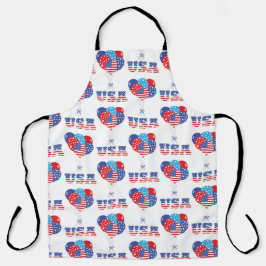 RED WHITE BLUE PATRIOTIC BALLOONS SCHORT