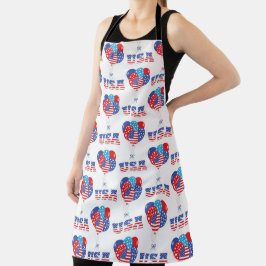 RED WHITE BLUE PATRIOTIC BALLOONS SCHORT